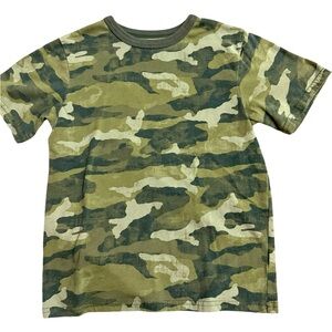 Boys camo short sleeve shirt.